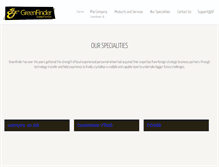 Tablet Screenshot of greenfinder.asia